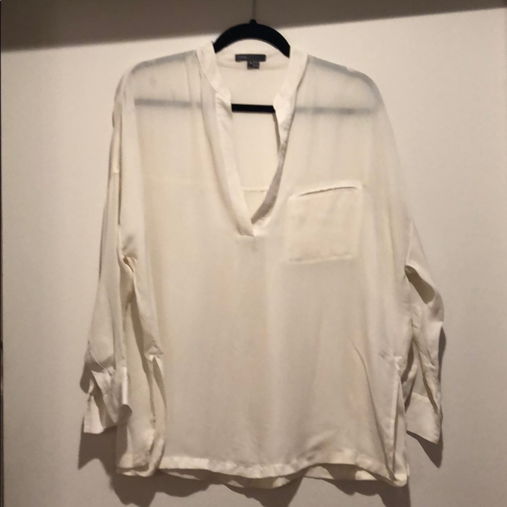 White Vince blouse, size medium